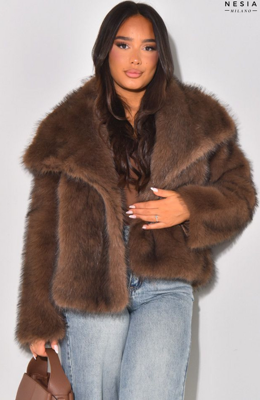 Short Fur Jacket by Nesia