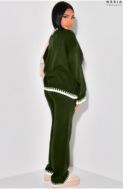 Wollset mit bestickten Kanten von Nesia
