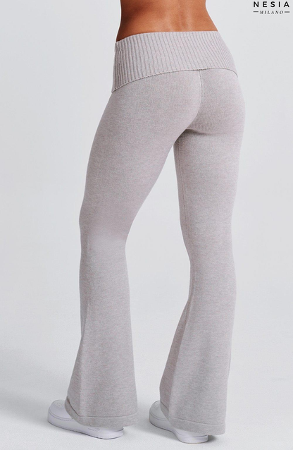 Hellgraue Strickhose von Nesia