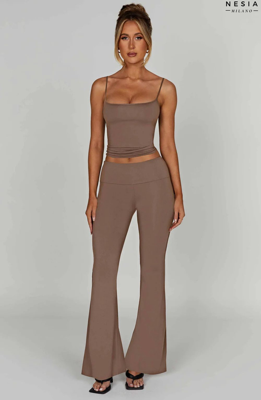 Mocha Relaxed Pants by Nesia